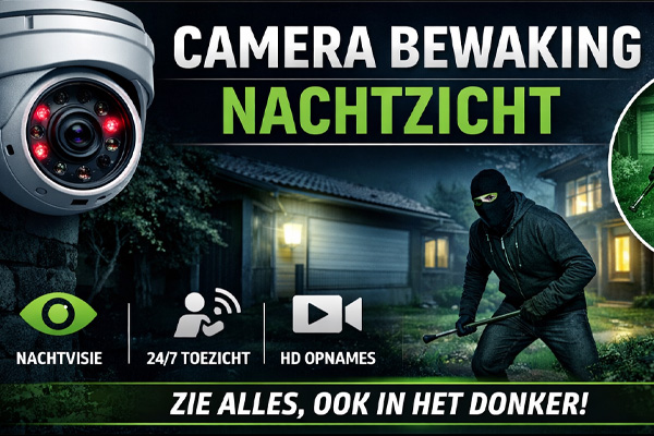 Camerabewaking nachtzicht installatie Brugge