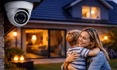 Camerabewaking woning installatie